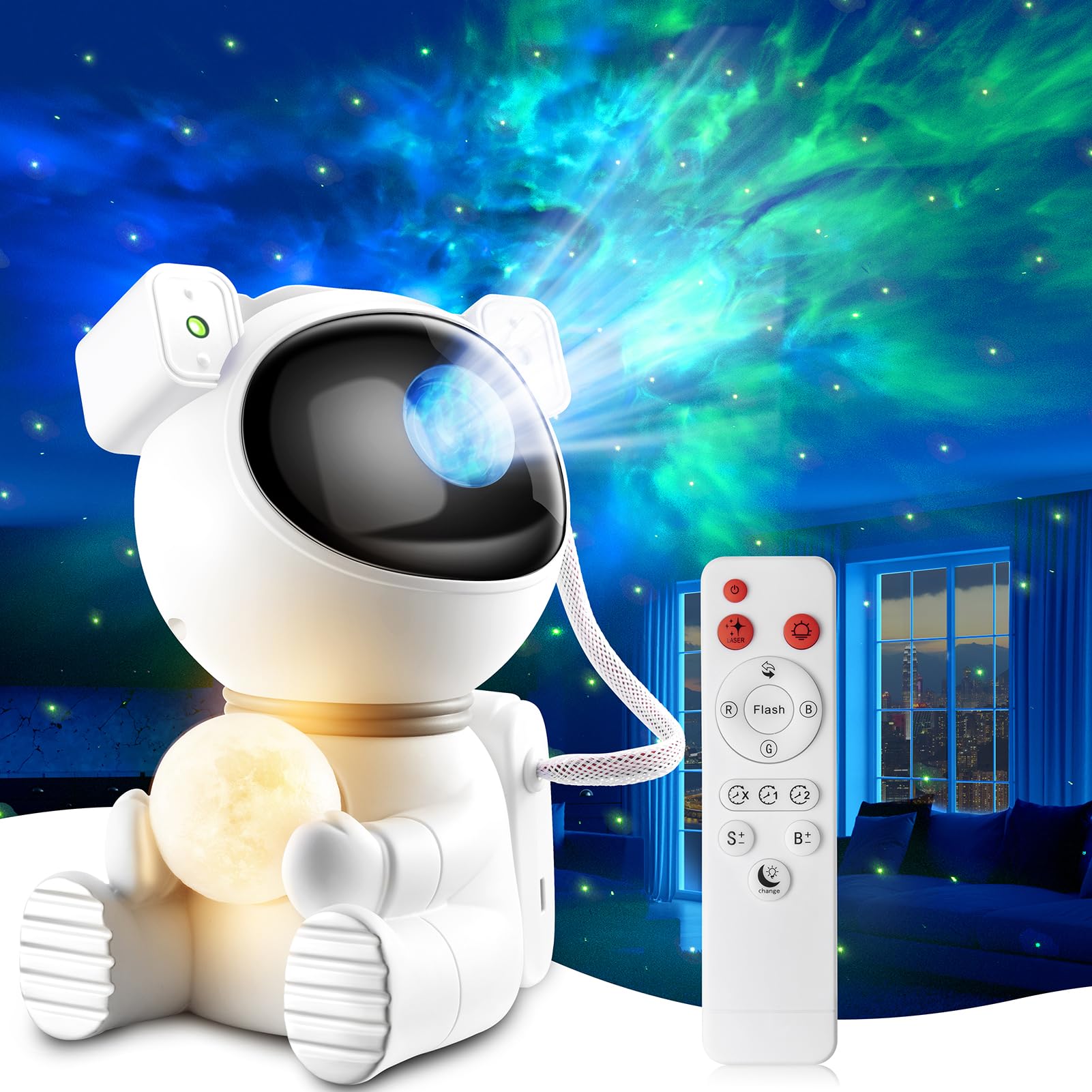 Astronaut Galaxy Lamp